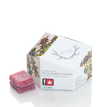 (HYBRID) Huckleberry Gummies 100mg THC/<LOQmg CBD (Net.Wt.1.4oz/40g)